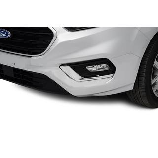 Coperture Fendinebbia 2018+ (2 pz, Acciaio Inox) Ford Custom 2013-2022 foto 1