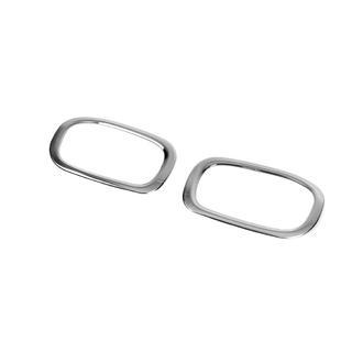 Cornici cromate per riflettori paraurti posteriore OmsaLine (2 pz, acciaio inox) Jeep Renegade 2014- foto 2