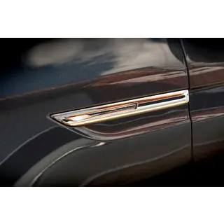 Coperture Cromate Indicatori di Direzione 2016-2020 (2 pz, Acciaio Inox)