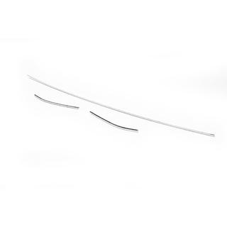 Coperture paraurti anteriore OmsaLine (3 pz, acciaio inox) foto 3