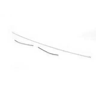 Coperture paraurti anteriore OmsaLine (3 pz, acciaio inox) foto 3