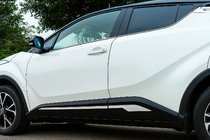 Toyota C-HR 2016-2023 Modanature porta OmsaLine (4 pz, acciaio inox) foto 1