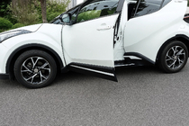Toyota C-HR 2016-2023 Modanature porta OmsaLine (4 pz, acciaio inox) foto 3