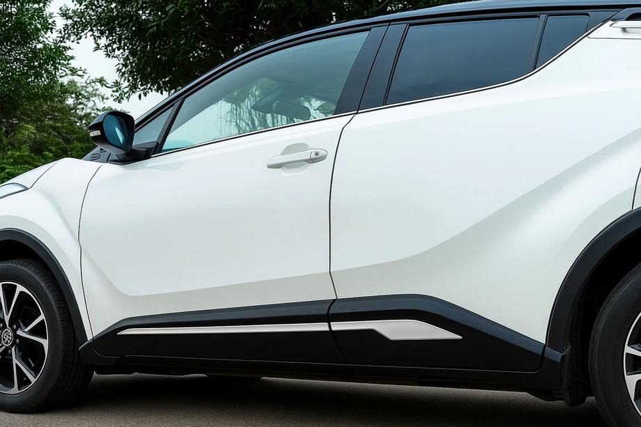 Toyota C-HR 2016-2023 Modanature porta OmsaLine (4 pz, acciaio inox) Image