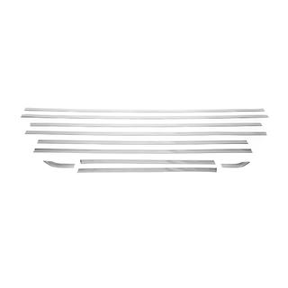 Modanature inferiori finestrini passo lungo (10 pz, acciaio inox) Volkswagen Crafter 2016- foto 2