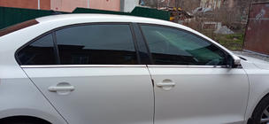 Volkswagen Jetta 2011-2018 Modanature inferiori finestrini acciaio inox (6 pz) Carmos - Acciaio Inox Turco foto 4
