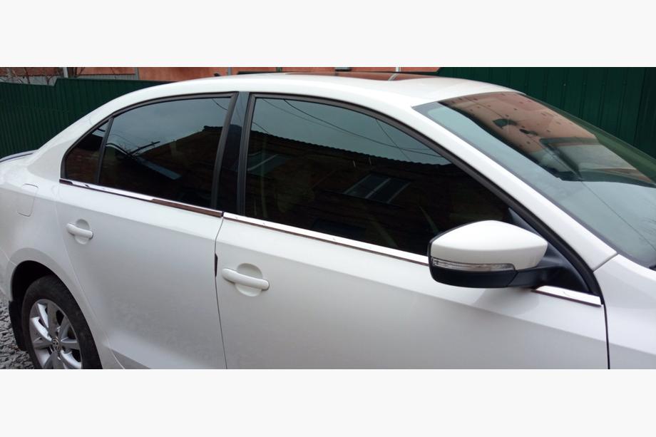 Volkswagen Jetta 2011-2018 Modanature inferiori finestrini acciaio inox (6 pz) Carmos - Acciaio Inox Turco Image