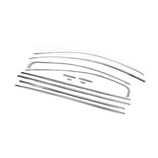 Kit completo cornici finestrini acciaio inox (12 pezzi) foto 4