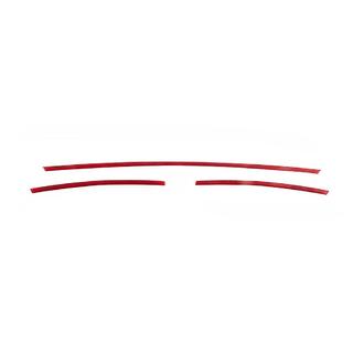 Coperture griglia paraurti 2015-2019 (3 pz, Rosso) foto 3