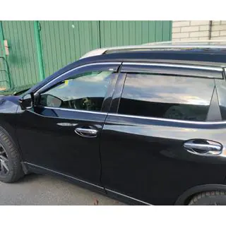 Deflettori Finestrini con Modanatura Cromata (4 pz, Niken) foto 1