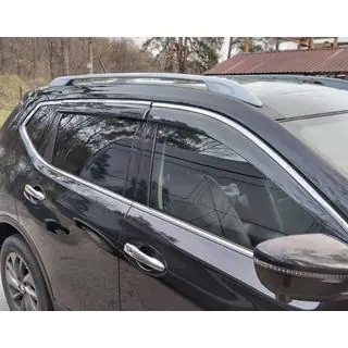 Deflettori Finestrini con Modanatura Cromata (4 pz, Niken) foto 3