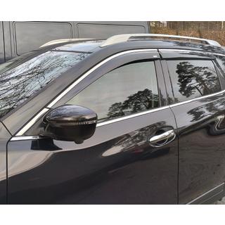 Deflettori Finestrini con Modanatura Cromata (4 pz, Niken) foto 2