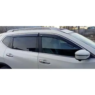 Deflettori Finestrini con Modanatura Cromata (4 pz, Niken) foto 4