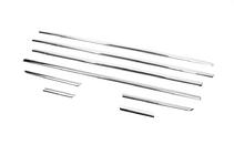 Fiat Linea 2006-2018 Cornici esterne finestrini acciaio inox (8 pz) Carmos - Acciaio Inox Turco foto 3