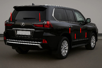 Lexus LX570/450d 2008-2022 Kit carrozzeria BlackEdition (per TRD 2016+) foto 2
