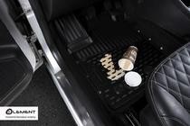 Ford Explorer 2011-2019 Tappetini in gomma 3D per interni (5 pz, Novline) Opzione 2 foto 2