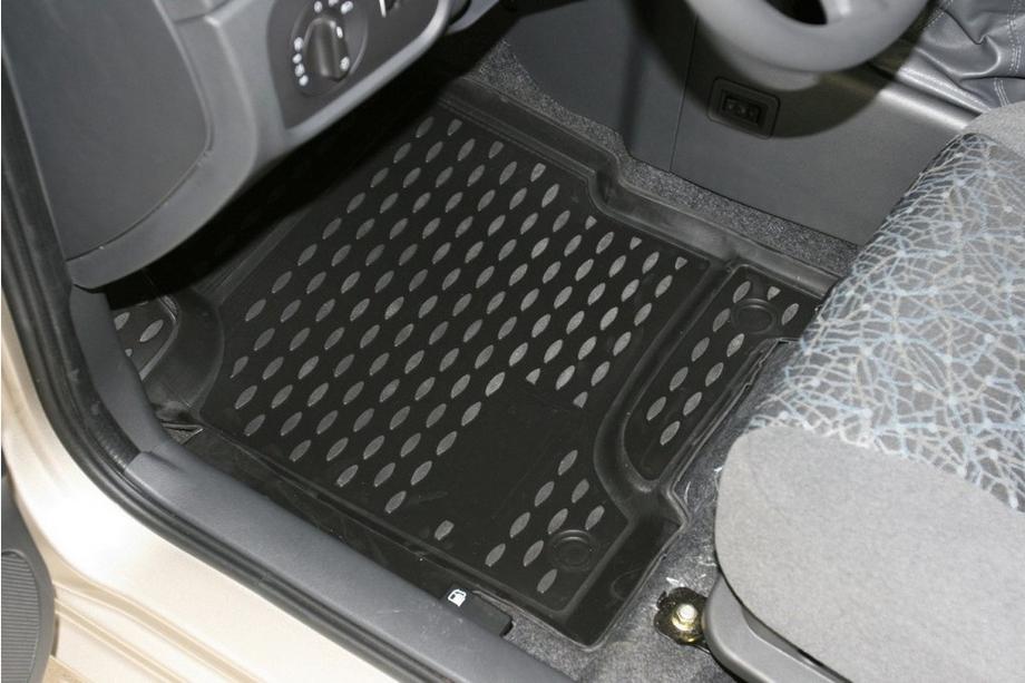Chery A13 2008-2019 Tappetini in gomma per interni (4 pz, Novline) Foto 2
