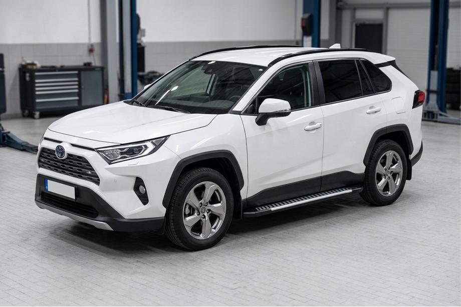 Toyota Rav 4 2019–2025 Pedane Laterali Line (2 pz, Alluminio) Image
