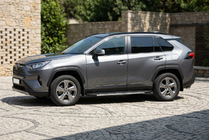 Toyota Rav 4 2019–2025 Pedane Laterali Duru (2 pz, Alluminio) foto 1