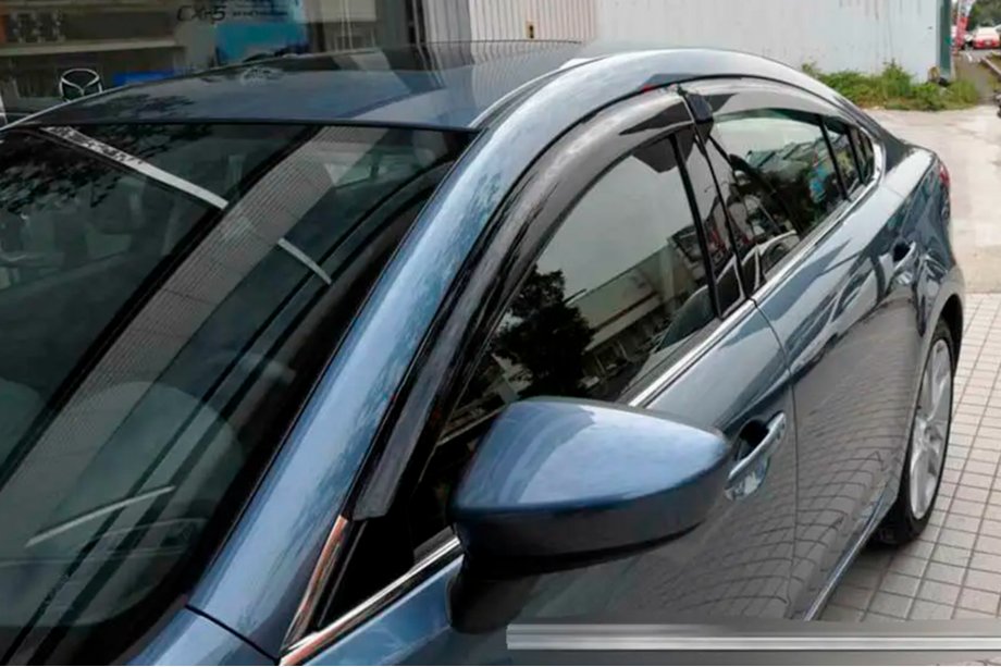 Mazda 6 2008-2012 Deflettori Finestrini (4 pz, HIC) Image