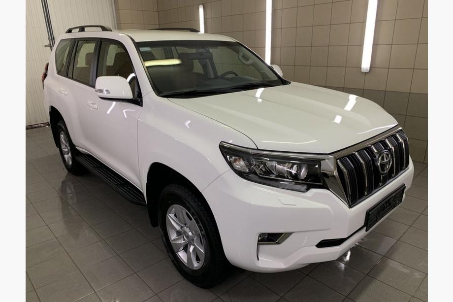Toyota Land Cruiser Prado 150 2009-2023 Barre portatutto design turco (Nero, 2 pz) Foto 3
