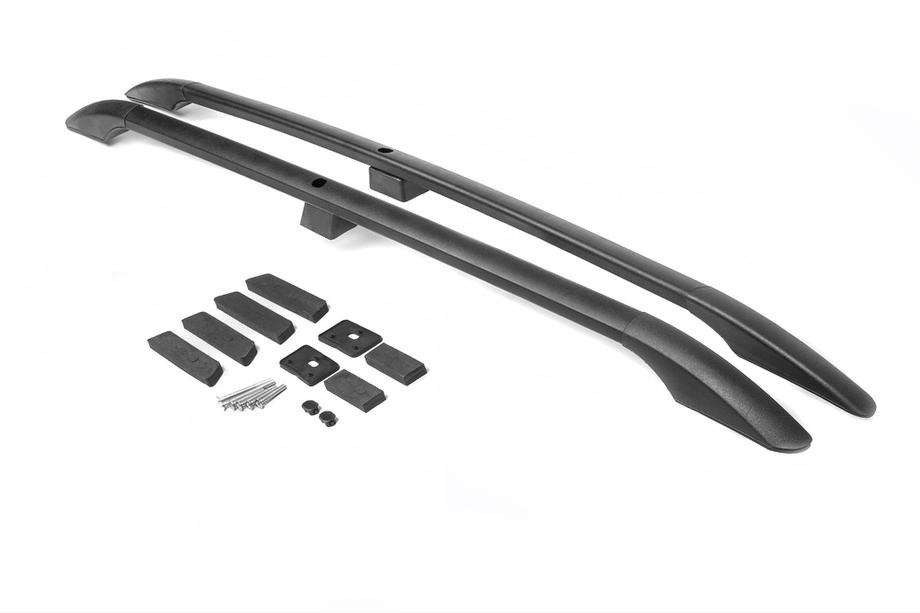 Toyota Land Cruiser Prado 150 2009-2023 Barre portatutto design turco (Nero, 2 pz) Foto 11