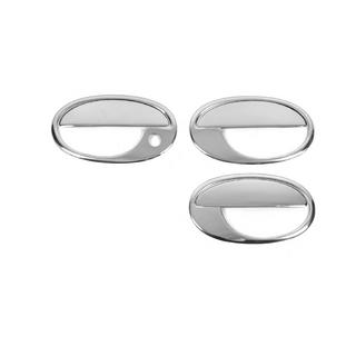 Coperture Maniglie Cromate con Cornice (3 porte, Acciaio Inox) foto 2