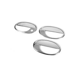 Coperture Maniglie Cromate con Cornice (3 porte, Acciaio Inox) foto 3
