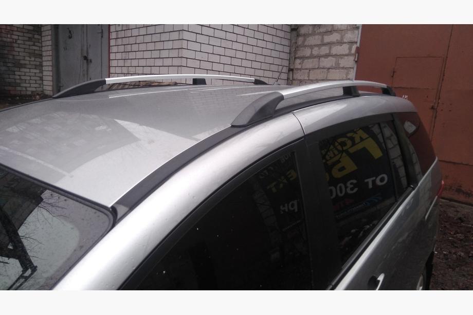 Mazda 5 2010-2018 Barre longitudinali per tetto in alluminio (cromo) Foto 2