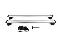 Audi Q5 2017-2025 Barre portatutto trasversali per railings Original (2 pz) foto 2