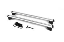 Audi Q5 2017-2025 Barre portatutto trasversali per railings Original (2 pz) foto 3