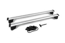 Audi Q5 2017-2025 Barre portatutto trasversali per railings Original (2 pz) foto 1