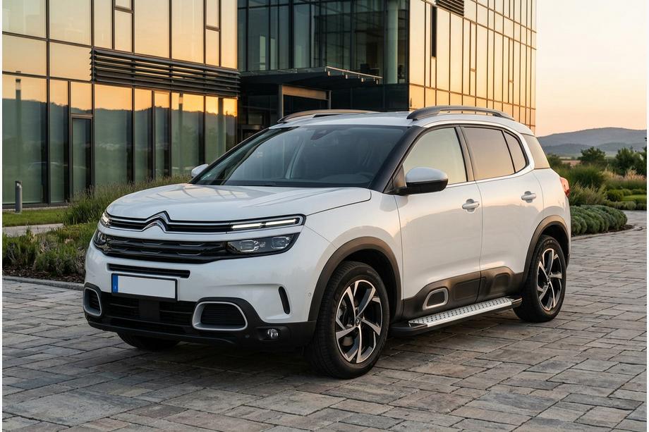 Citroen C5 Aircross 2017-2025 Pedane Laterali Allmond Grey (2 pz, Alluminio) Image
