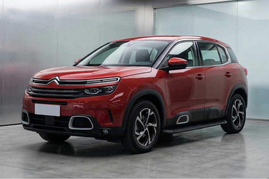Citroen C5 Aircross 2017-2025 Pedane Laterali Tayga Black (2 pz, Alluminio) Image