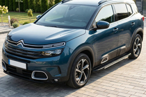 Citroen C5 Aircross 2017-2025 Pedane Laterali Bosphore Grey (2 pz, Alluminio) foto 1
