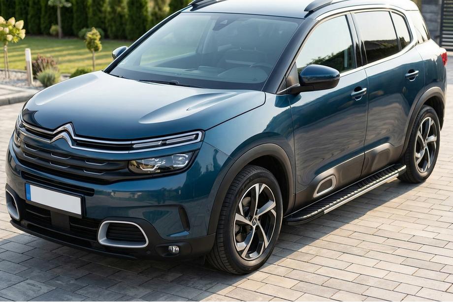 Citroen C5 Aircross 2017-2025 Pedane Laterali Bosphore Grey (2 pz, Alluminio) Image