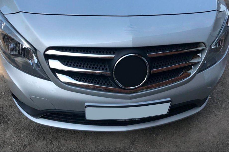 Mercedes Citan 2013-2021 Coperture Griglia Cromate (5 pz, Acciaio Inox) Image