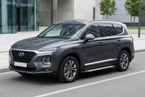 Hyundai Santa Fe 4 2018-2023 Pedane Laterali Line (2 pz, Alluminio) foto 1