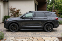 Hyundai Santa Fe 4 2018-2023 Pedane Laterali Bosphore Black (2 pz, Alluminio) foto 1