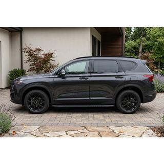 Pedane Laterali Bosphore Black (2 pz, Alluminio) Hyundai Santa Fe 4 2018-2023 foto 1