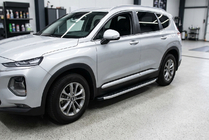 Hyundai Santa Fe 4 2018-2023 Pedane Laterali Duru (2 pz, Alluminio) foto 1