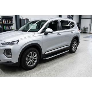 Pedane Laterali Duru (2 pz, Alluminio) Hyundai Santa Fe 4 2018-2023 foto 1