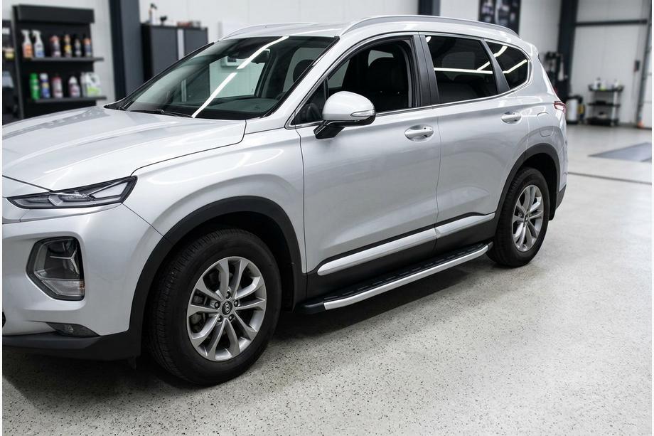 Hyundai Santa Fe 4 2018-2023 Pedane Laterali Duru (2 pz, Alluminio) Image