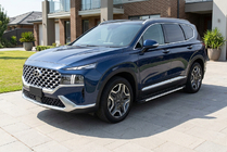 Hyundai Santa Fe 4 2018-2023 Pedane Laterali Maya V1 (2 pz, Alluminio) foto 1