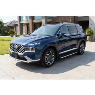 Pedane Laterali Maya V1 (2 pz, Alluminio) Hyundai Santa Fe 4 2018-2023 foto 1