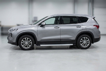 Hyundai Santa Fe 4 2018-2023 Pedane Laterali Maya V2 (2 pz, Alluminio) foto 1