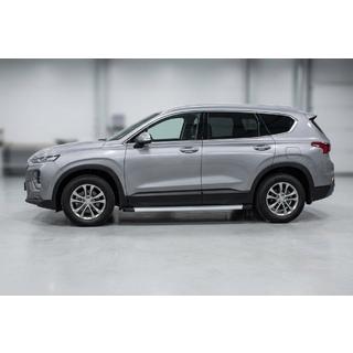 Pedane Laterali Maya V2 (2 pz, Alluminio) Hyundai Santa Fe 4 2018-2023 foto 1