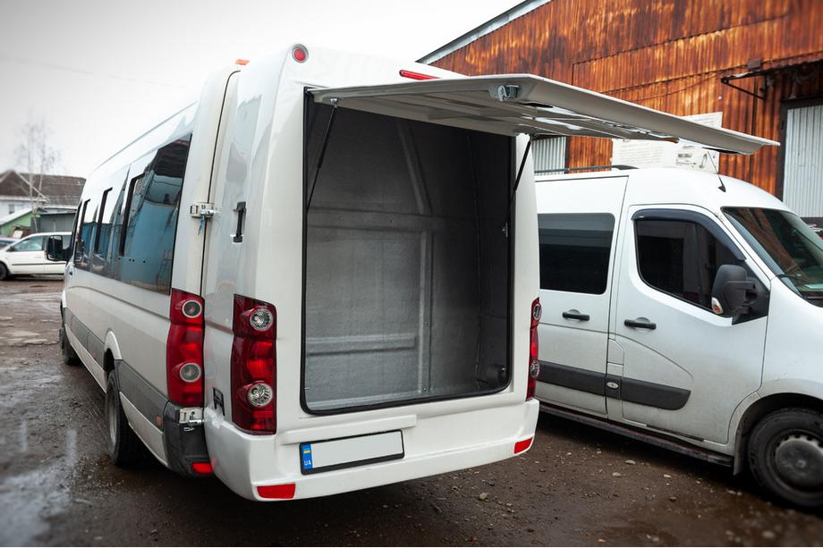 Volkswagen Crafter 2006-2016 Portapacchi da tetto (primer per verniciatura) Foto 4