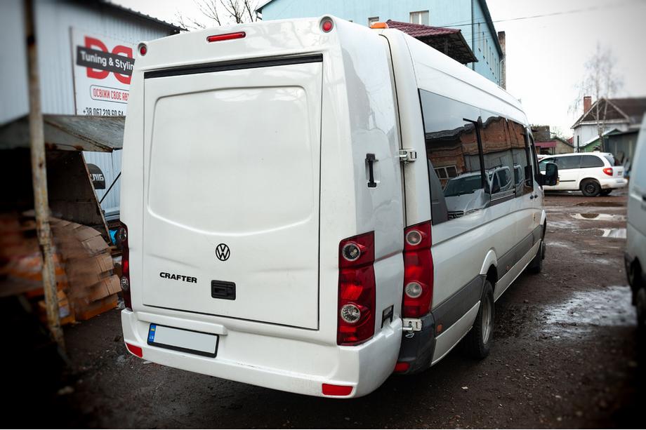 Volkswagen Crafter 2006-2016 Portapacchi da tetto (primer per verniciatura) Foto 1