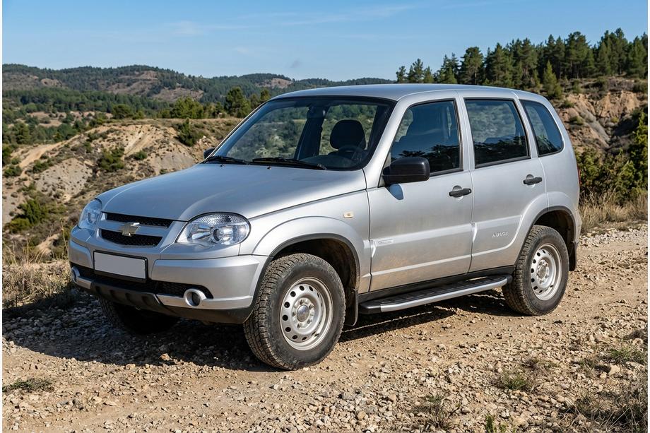 Chevrolet Niva 1998-2020 Pedane Laterali Fullmond (2 pz, Alluminio) Image